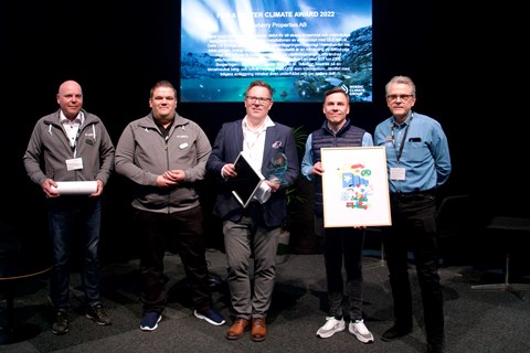 Nordic Climate Groups ”For a Better Climate Award” till Strawberry Properties