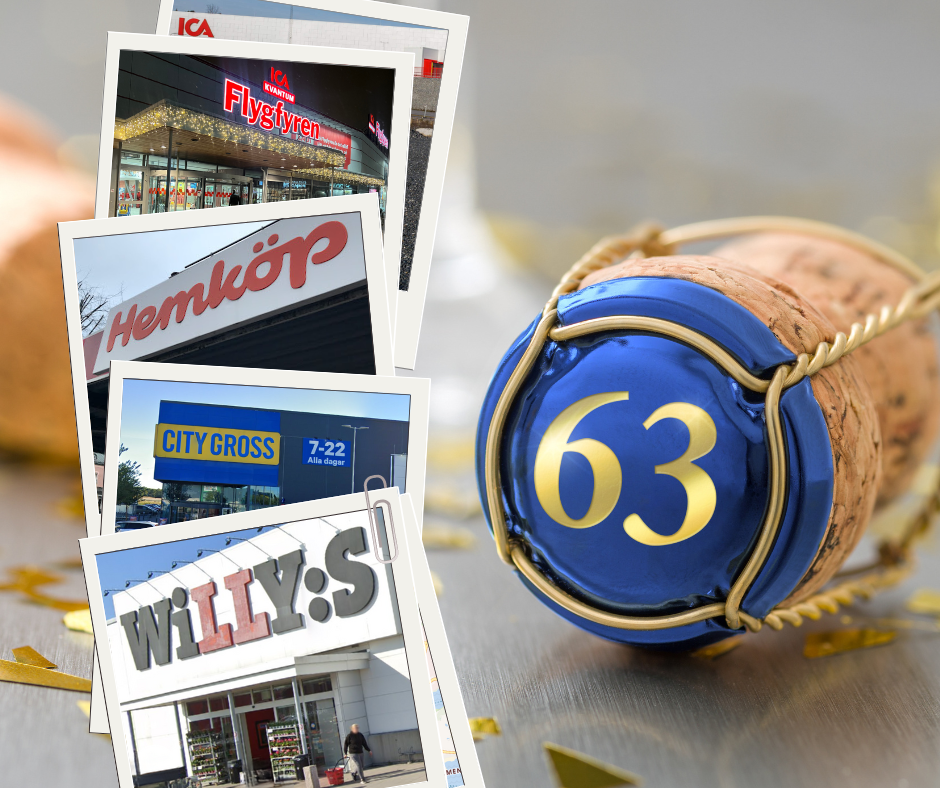 Labkyls 63:e livsmedelsbutik med CO2 som köldmedium